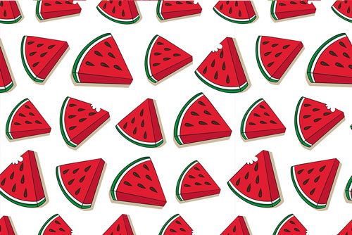 وکتور رایگان پترن هندوانه قرمز شب یلدا 